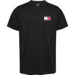 Tommy Jeans TJM SLIM ESSENTIAL FLAG TEE EXT Erkek T-shirt Black M