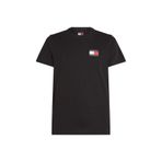 Tommy Jeans TJM SLIM ESSENTIAL FLAG TEE EXT Erkek T-shirt Black S