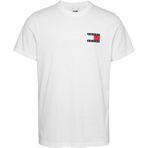 Tommy Jeans TJM SLIM ESSENTIAL FLAG TEE EXT Erkek T-shirt White XL