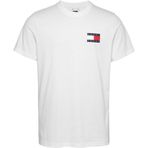 Tommy Jeans TJM SLIM ESSENTIAL FLAG TEE EXT Erkek T-shirt White XXL