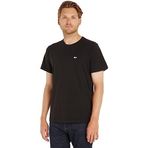 Tommy Jeans TJM SLIM JERSEY C NECK EXT Erkek T-shirt Black L
