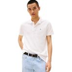 Tommy Jeans TJM SLIM PLACKET POLO EXT Erkek Polo T-shirt, Beyaz, M