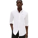 Tommy Jeans TJM SLIM STRETCH OXFORD SHIRT Erkek SHIRT White XXL