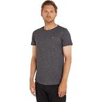 Tommy Jeans TJM XSLIM JASPE C NECK EXT Erkek T-shirt Black XXL
