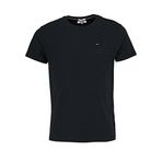 Tommy Jeans TJM XSLIM JERSEY TEE Erkek T-shirt TOMMY BLACK L