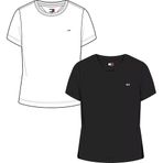 Tommy Jeans TJW 2PACK C-NECK TEE Kadın T-shirt, Çok Renkli, M