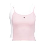 Tommy Jeans TJW 2PACK ESSENTIAL STRAP TOP Kadın T-shirt, Çok Renkli, XS