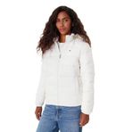 Tommy Jeans TJW BASIC HOODED DOWN JACKET EXT Kadın Ceket, Beyaz, M