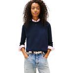Tommy Jeans TJW ESSENTIAL CREW SWEATER EXT Kadın Kazak, Dark Night Navy, L