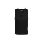 Tommy Jeans TJW ESSENTIAL RIB TANK EXT Kadın T-shirt, Siyah, L