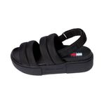 Tommy Jeans TJW FLATFORM SANDAL Kadın Sandalet, Siyah, 39