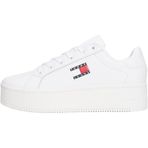 Tommy Jeans TJW FLATFORM SNEAKER Kadın Spor Ayakkabı White 37