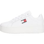 Tommy Jeans TJW FLATFORM SNEAKER Kadın Spor Ayakkabı White 39