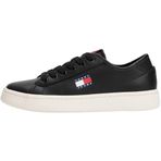 Tommy Jeans TJW LIGHTWEIGHT COURT SNEAKER Kadın Spor Ayakkabı, Siyah, 37