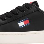 Tommy Jeans TJW LIGHTWEIGHT COURT SNEAKER Kadın Spor Ayakkabı, Siyah, 40