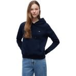 Tommy Jeans TJW REG S FLAG HOODIE Kadın Sweatshirt Dark Night Navy L
