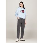 Tommy Jeans Yüksek Bel Dar Paça Tapered Fit Siyah Kadın Denim Pantolon Mom Jean Uh Tpr Bf DG4171 - 27