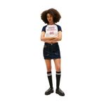 Tommy Jeans Yüksek Bel Denim Etek Mini Skirt EI6050, 38, 5003344954, Lacivert, Kadın