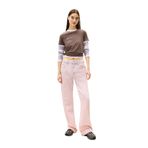 Tommy Jeans Yuvarlak Yaka Baskılı T-Shirt, XS, 5003345077, Siyah, Kadın