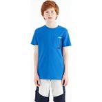 Tommy Life 11120 Saks Cep Detaylı O Yaka Standart Kalıp Erkek Çocuk T-Shirt