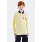 Tommy Life 11172 Sarı Polo Yaka Erkek Çocuk T-Shirt
