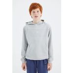 Tommy Life 11181 Taş Kapüşonlu Basic Erkek Çocuk Sweatshirt
