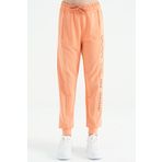 Tommy Life 75123 Kavun İçi Yan Yazı Nakışlı Bağcıklı Standart Kalıp Jogger Kız Çocuk Eşofman Alt
