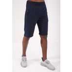 Tommy Life 81141 Fermuar Cepli Yazı Detaylı Standart Kalıp İndigo Erkek Şort