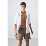 Tommy Life 81237 Camel Hızlı Kuruyan Standart Fit Erkek Deniz Şortu