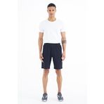 Tommy Life 81239 Lacivert Fermuar Cepli Bağcıklı Standart Kalıp Erkek Şort