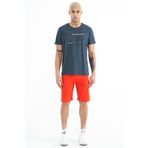 Tommy Life 81247 Kırmızı Fiesta Bağcıklı Logo Nakışlı Standart Kalıp Erkek Şort