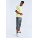 Tommy Life 83091 Çağla Fermuar Cepli Standart Kalıp Klasik Paça Erkek Kapri