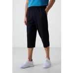 Tommy Life 83102 Lacivert Pamuklu Yumuşak Dokulu Standart Fit Nakışlı Erkek Kapri