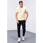 Tommy Life 84651 Lacivert Fermuar Cepli Standart Kalıp Jogger Erkek Eşofman Altı