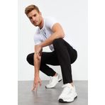 Tommy Life 84682 Siyah Bağcıklı Cepli Standart Kalıp Klasik Paça Erkek Eşofman Altı
