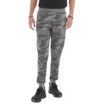 Tommy Life 84754 Gri Melanj Kamuflaj Desenli Dar Kalıp Jogger Erkek Eşofman Altı