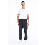 Tommy Life 84826 Siyah Erkek Basic Cepli Bağcıklı Rahat Form Lastik Paça Eşofman Altı