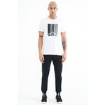Tommy Life 84936 Lacivert Yan Basklılı Fermuar Cepli Bağcıklı Jogger Erkek Eşofman Altı