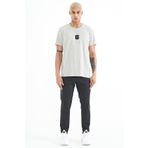 Tommy Life 84952 Antrasit Melanj Bağcıklı Fermuar Cepli Jogger Erkek Eşofman Alt