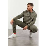 Tommy Life 85117 Çağla Erkek Kapüşonlu Kanguru Cep Oversize Lastik Paça Eşofman Takımı