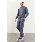 Tommy Life 85120 Petrol Casual O Yaka Lastik Paça Oversize Erkek Eşofman Takımı