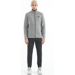 Tommy Life 85200 Gri - Laci Dik Yaka Fermuarlı Gizli Cep Detaylı Erkek Eşofman Takımı