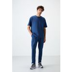 Tommy Life 85251 Parlament Pamuklu Kalın Yumuşak Dokulu Oversize Fit Basic Erkek Eşofman Takımı