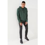 Tommy Life 87872 Yeşil Kanguru Cep Standart Kalıp Kapüşonlu Erkek Sweatshirt