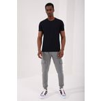 Tommy Life 87911 Basic Kısa Kol Standart Kalıp O Yaka Lacivert Erkek T-shirt