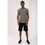 Tommy Life 87911 Basic Kısa Kol Standart Kalıp O Yaka Yeşil Erkek T-shirt