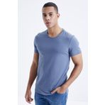 Tommy Life 87911 Basic Kısa Kol Standart Kalıp Polo Yaka Petrol Erkek T-shirt