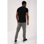 Tommy Life 87912 Basic Kısa Kol Standart Kalıp V Yaka Siyah Erkek T-shirt