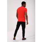 Tommy Life 87912 Basic Kısa Kol Standart Kalıp V Yaka Turuncu Erkek T-shirt