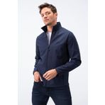 Tommy Life 88050 Fermuarlı Dik Yaka Su ve Rüzgar Geçirmez Softshell Lacivert Erkek Mont